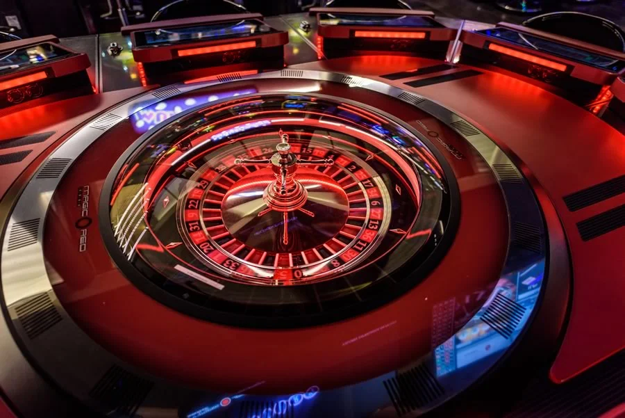 Interior de la app Sportium mostrando la ruleta en vivo